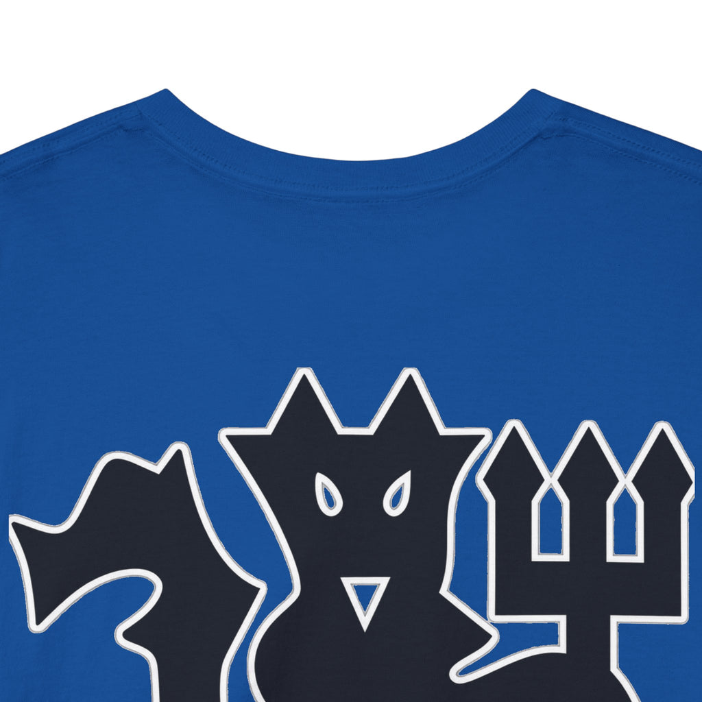 Manchester United Devil Cotton T-Shirt – Retro Trident Football Crest Tee