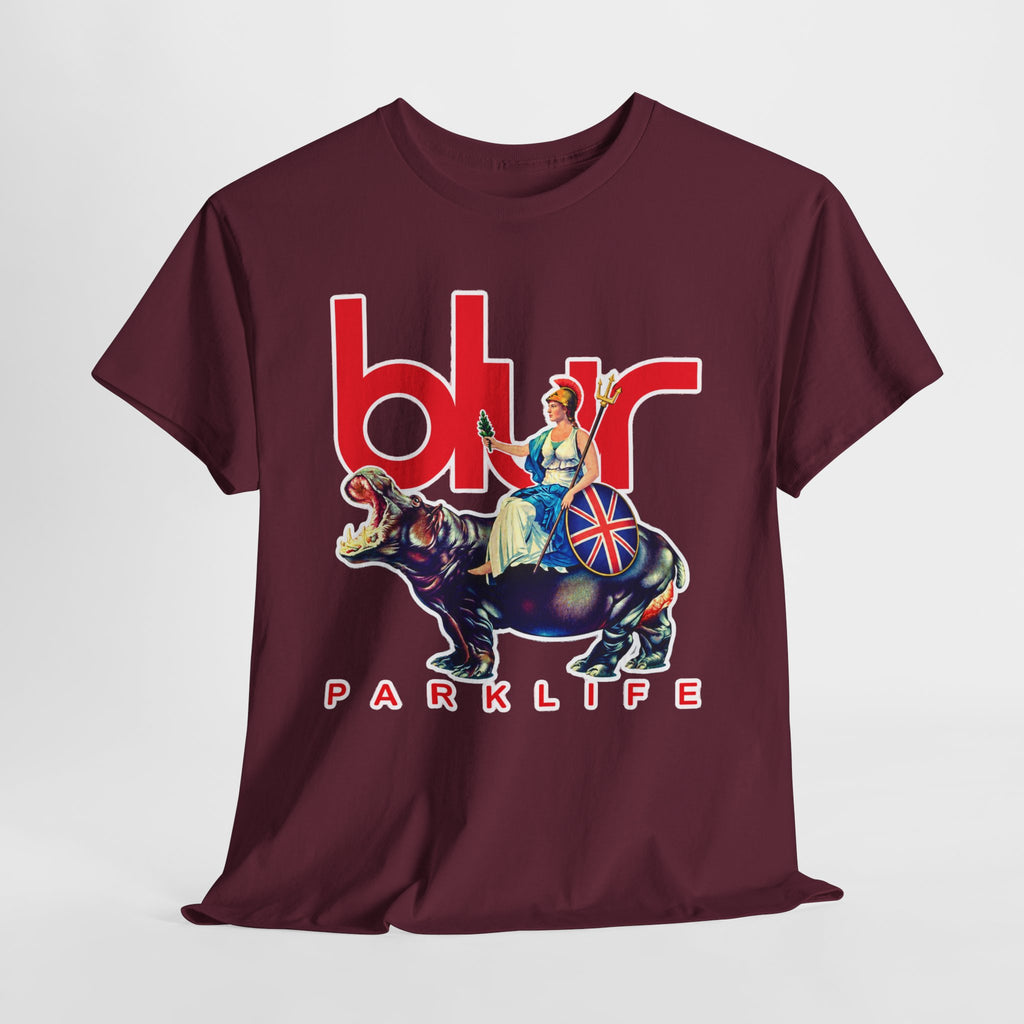 Blur PARKLIFE British Bulldog Graphic Cotton T-Shirt