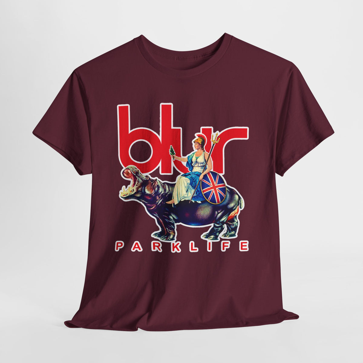 Blur PARKLIFE British Bulldog Graphic Cotton T-Shirt