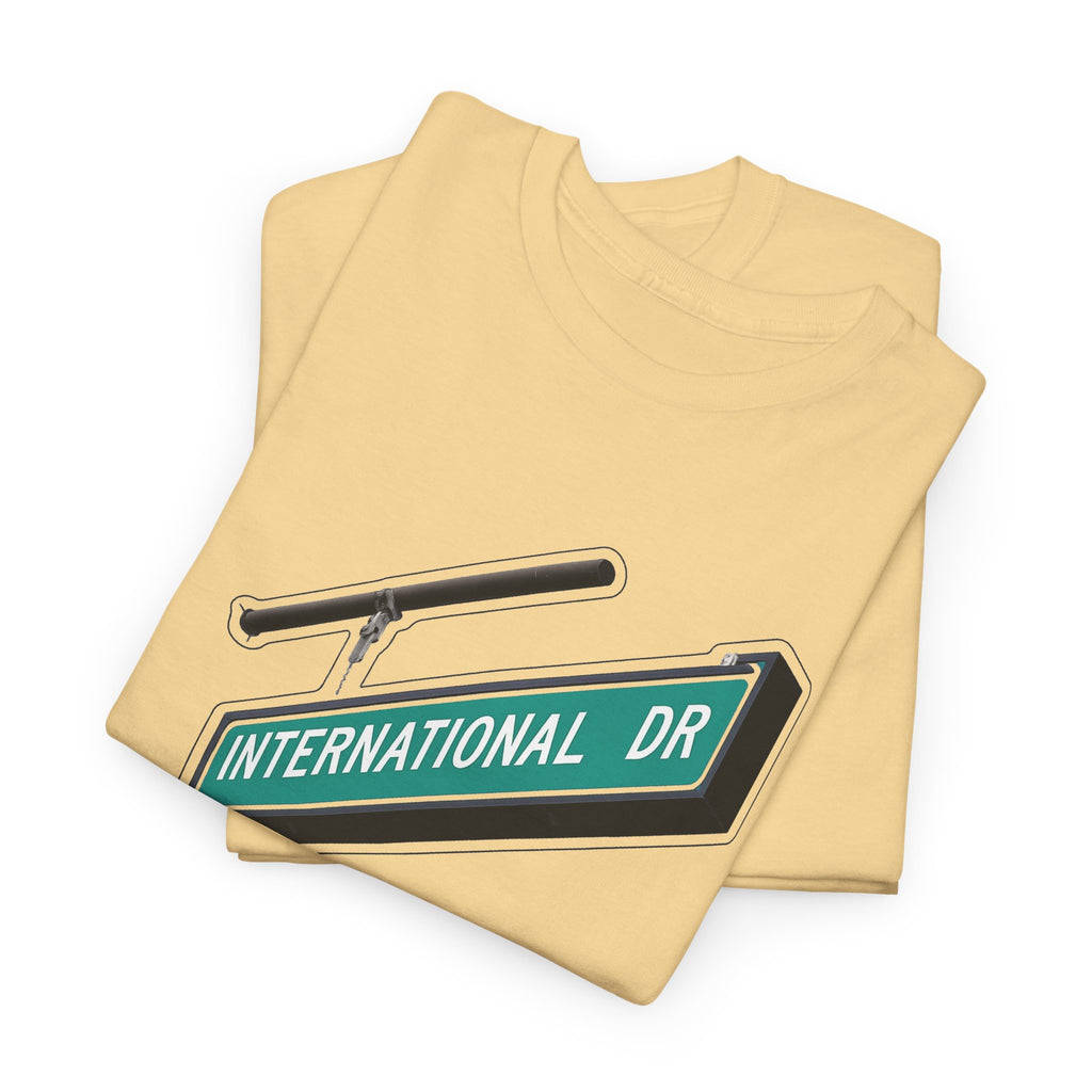 International Dr Street Sign Cotton T-Shirt
