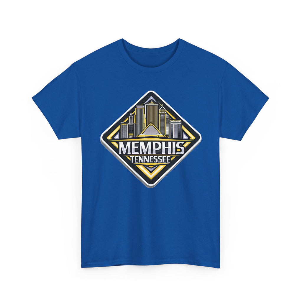Memphis Tennessee Skyline T‑Shirt — Retro City Badge Tee