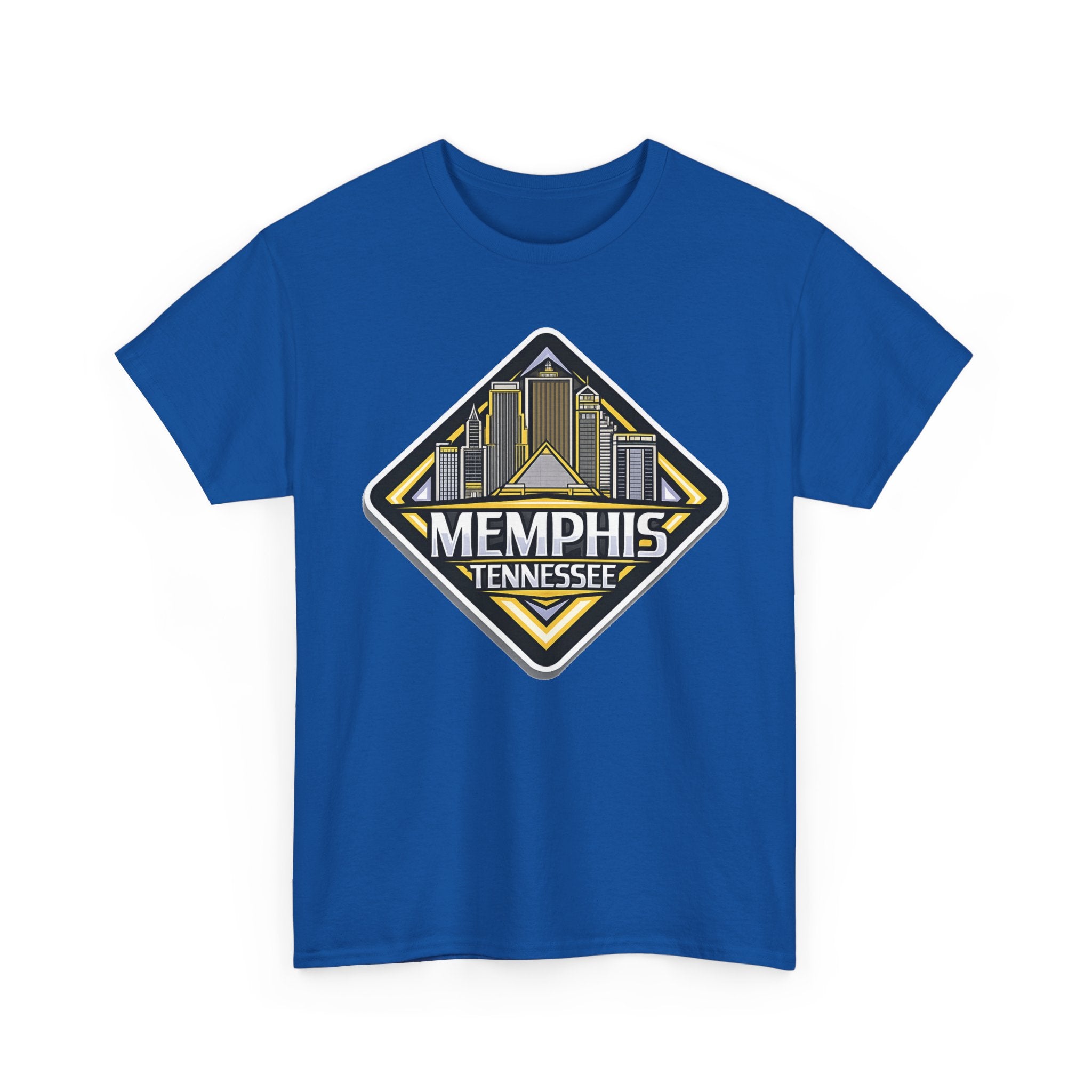 Memphis Tennessee Skyline T‑Shirt — Retro City Badge Tee