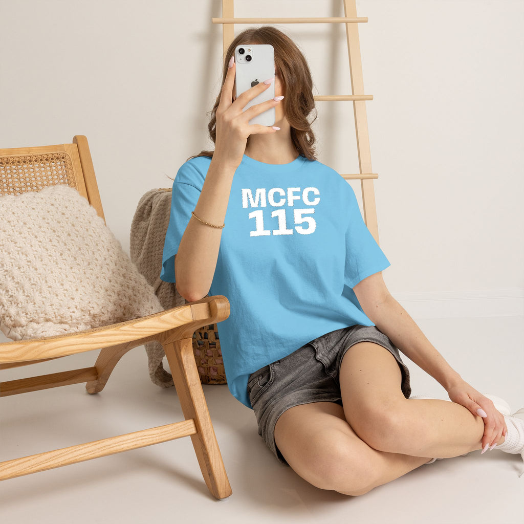 MCFC 115 T-Shirt — Vintage Football Club Number Tee