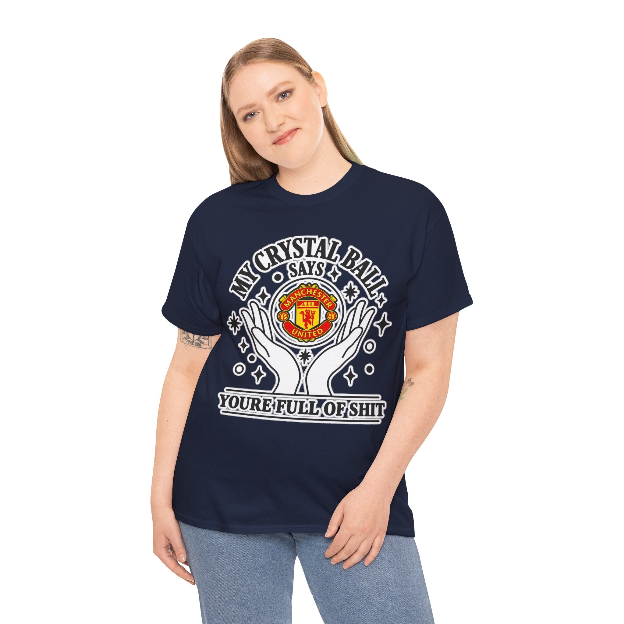Crystal Ball Tee — “My Crystal Ball Says You’re Full of Shit” Graphic T‑Shirt