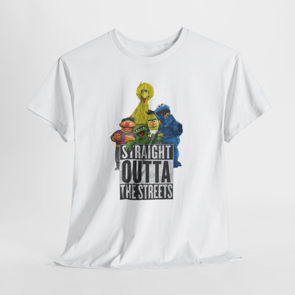 T-Shirt — "Straight Outta the Streets" Sesame Friends Graphic Tee