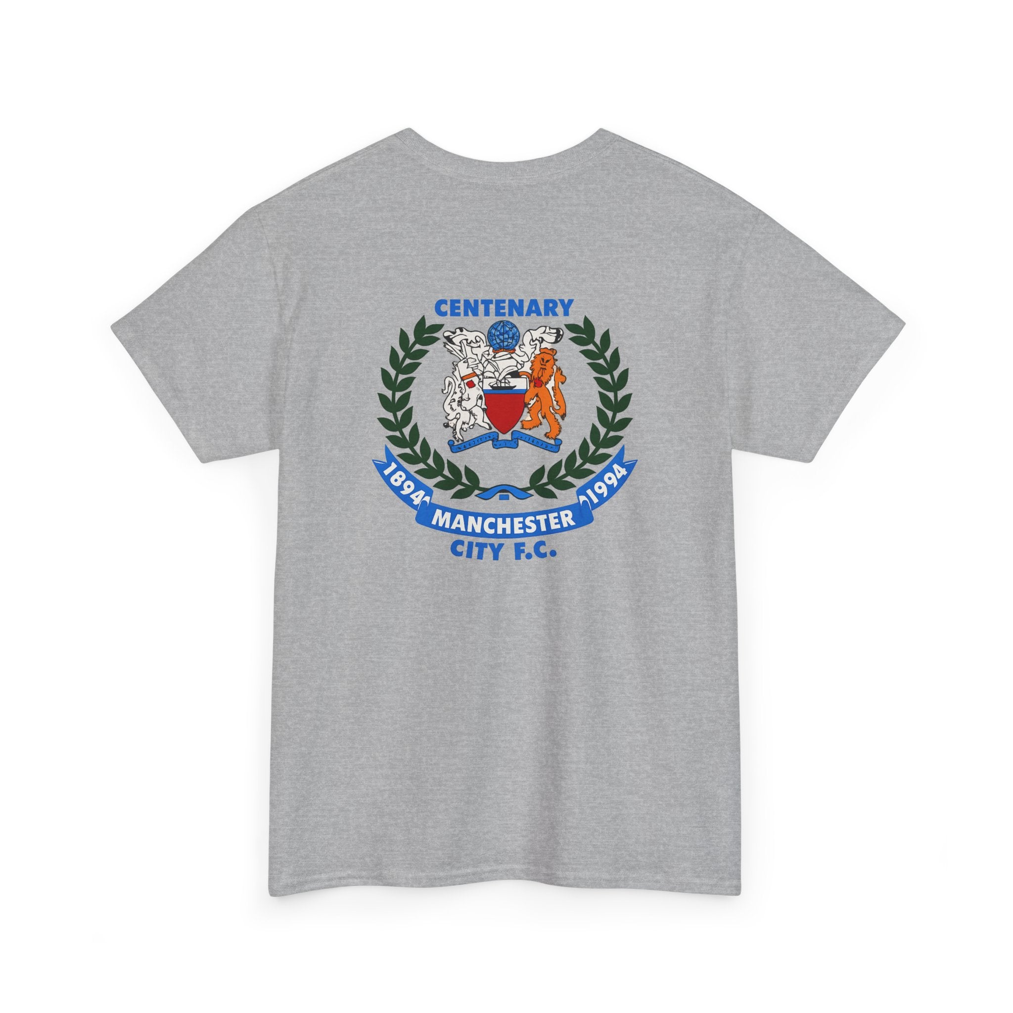 Centenary Manchester City FC Crest Tee — 1894–1994 Commemorative Shirt