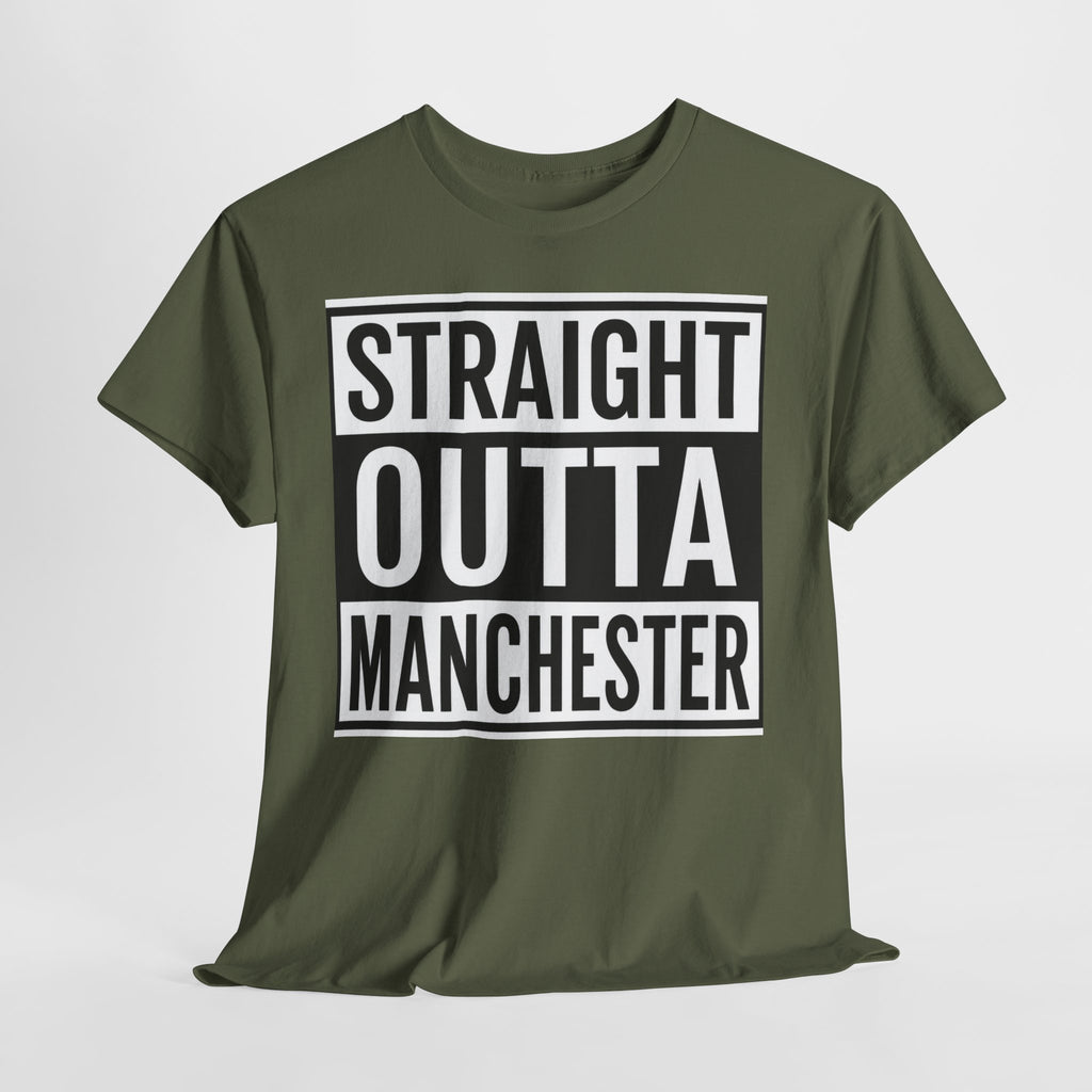 Straight Outta Manchester T-Shirt — Bold City Pride Tee