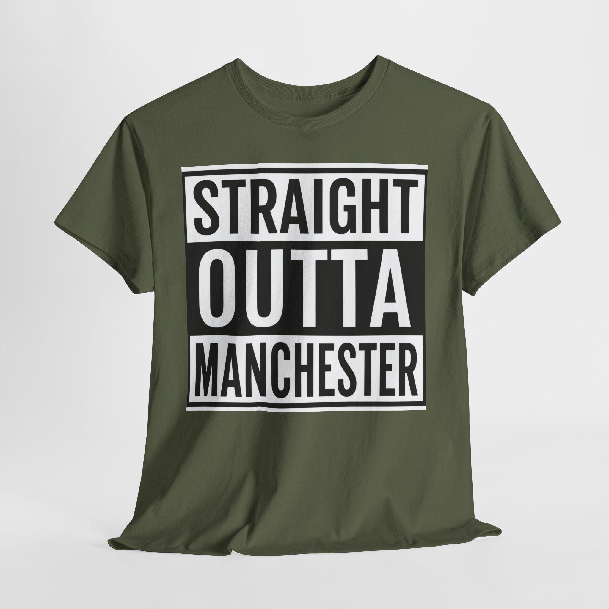 Straight Outta Manchester T-Shirt — Bold City Pride Tee