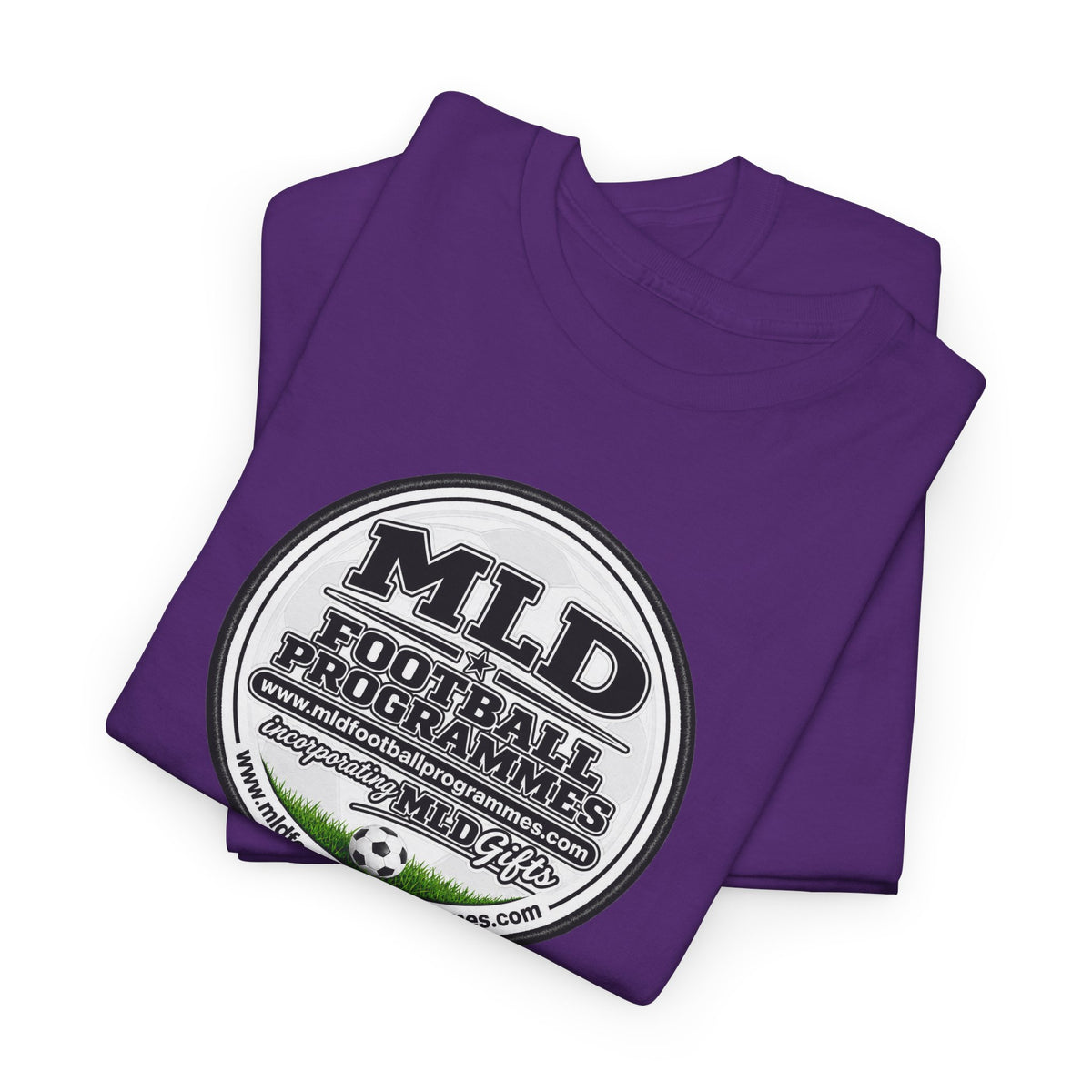 MLD Football Programmes Vintage Logo Cotton T-Shirt