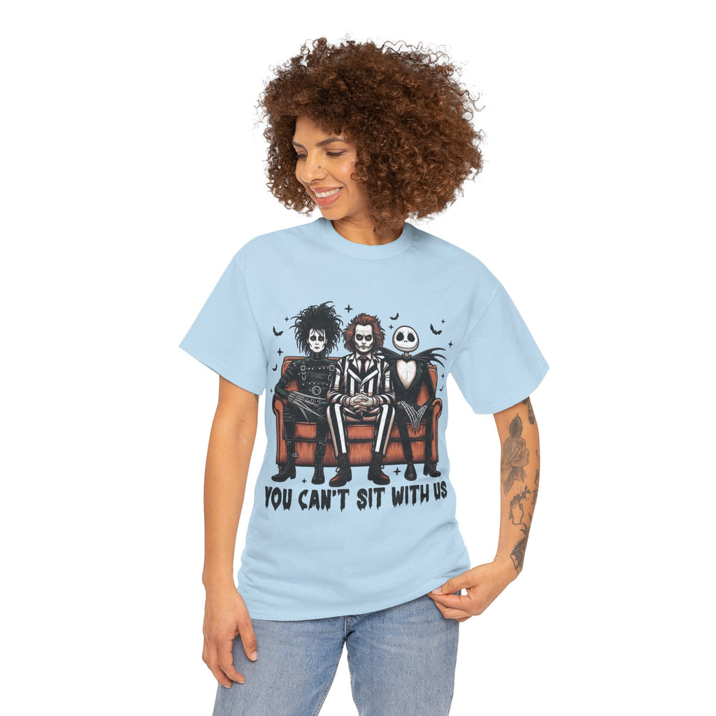Johnny Depp Graphic Tee — 'You Can't Sit With Us' Halloween Horror Trio T-Shirt