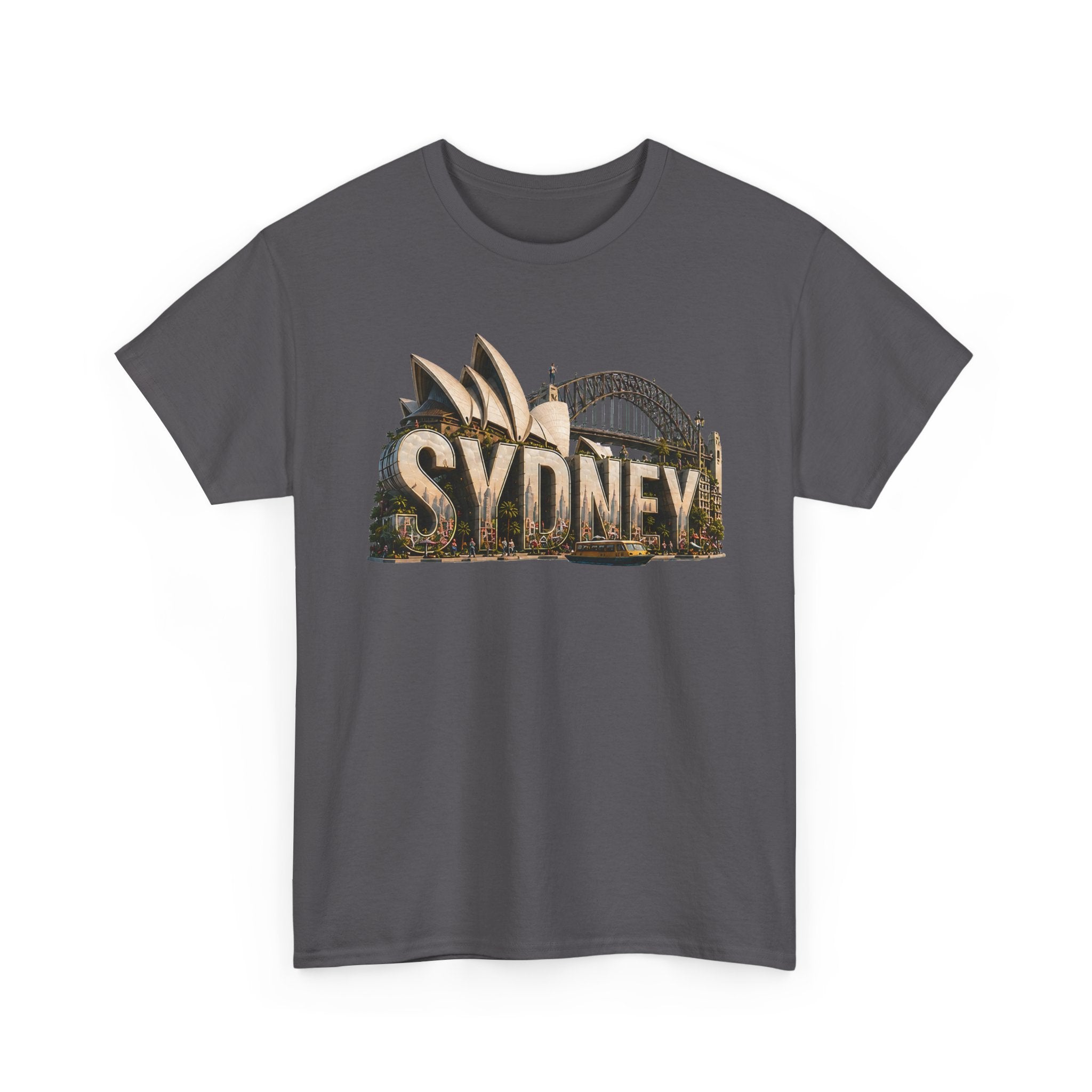 Sydney Landmark T‑Shirt — Vintage Sydney Opera House & Harbour Bridge Tee