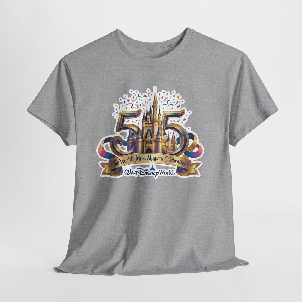 Disney World 50th Anniversary Castle Tee — 'The World's Most Magical Celebration' Souvenir T-Shirt