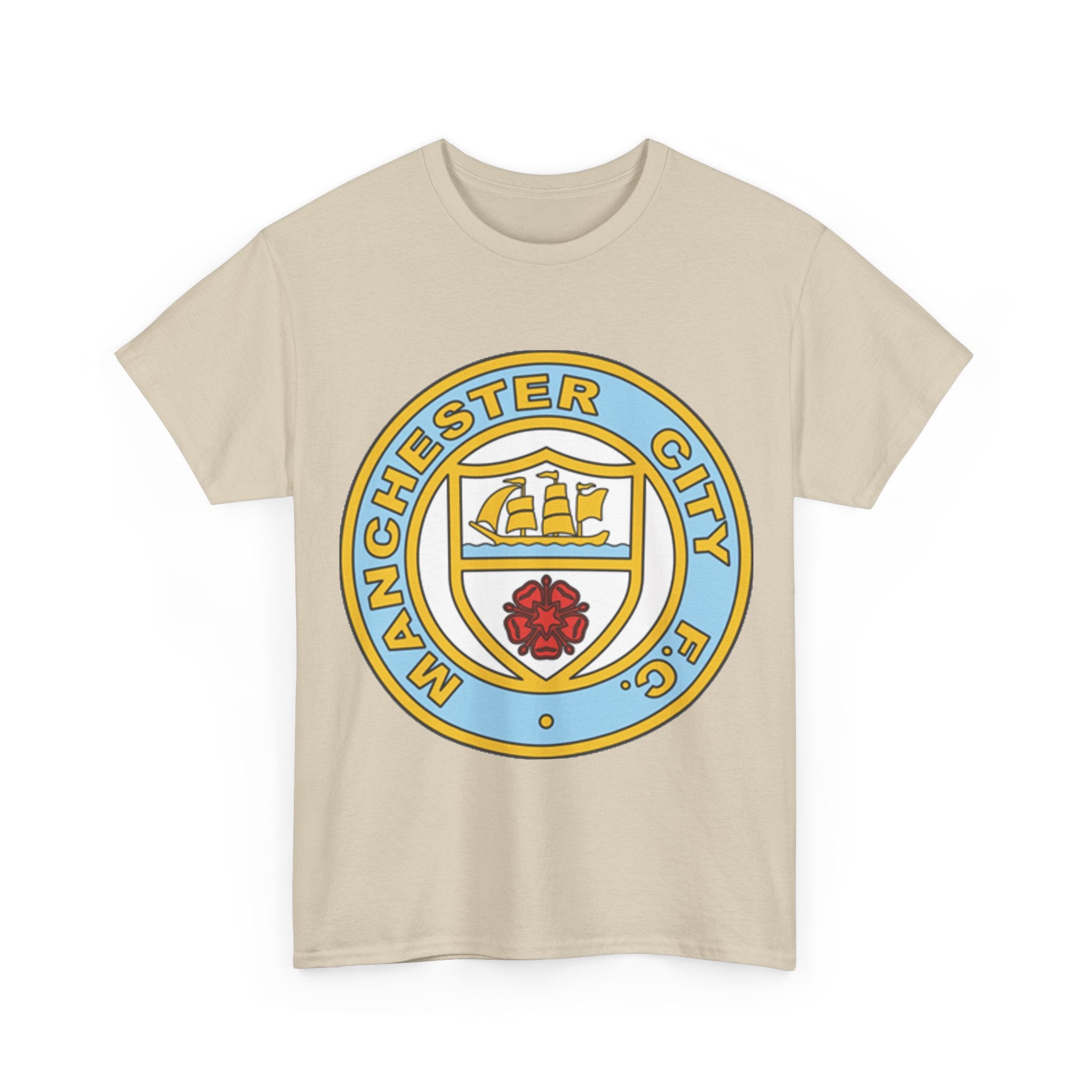 Manchester City FC Retro Crest T-Shirt – Retro Football Fan Tee