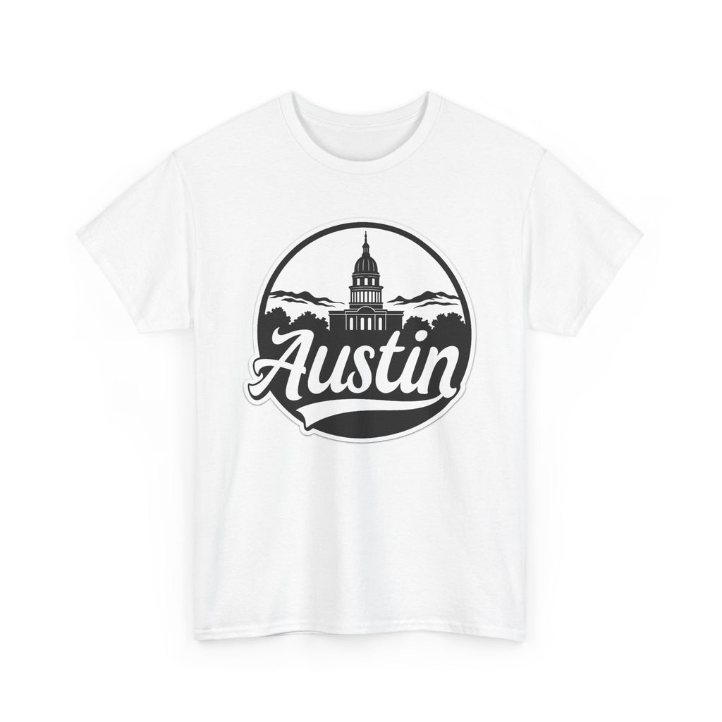 Austin Capitol Graphic Cotton T-Shirt / Tee