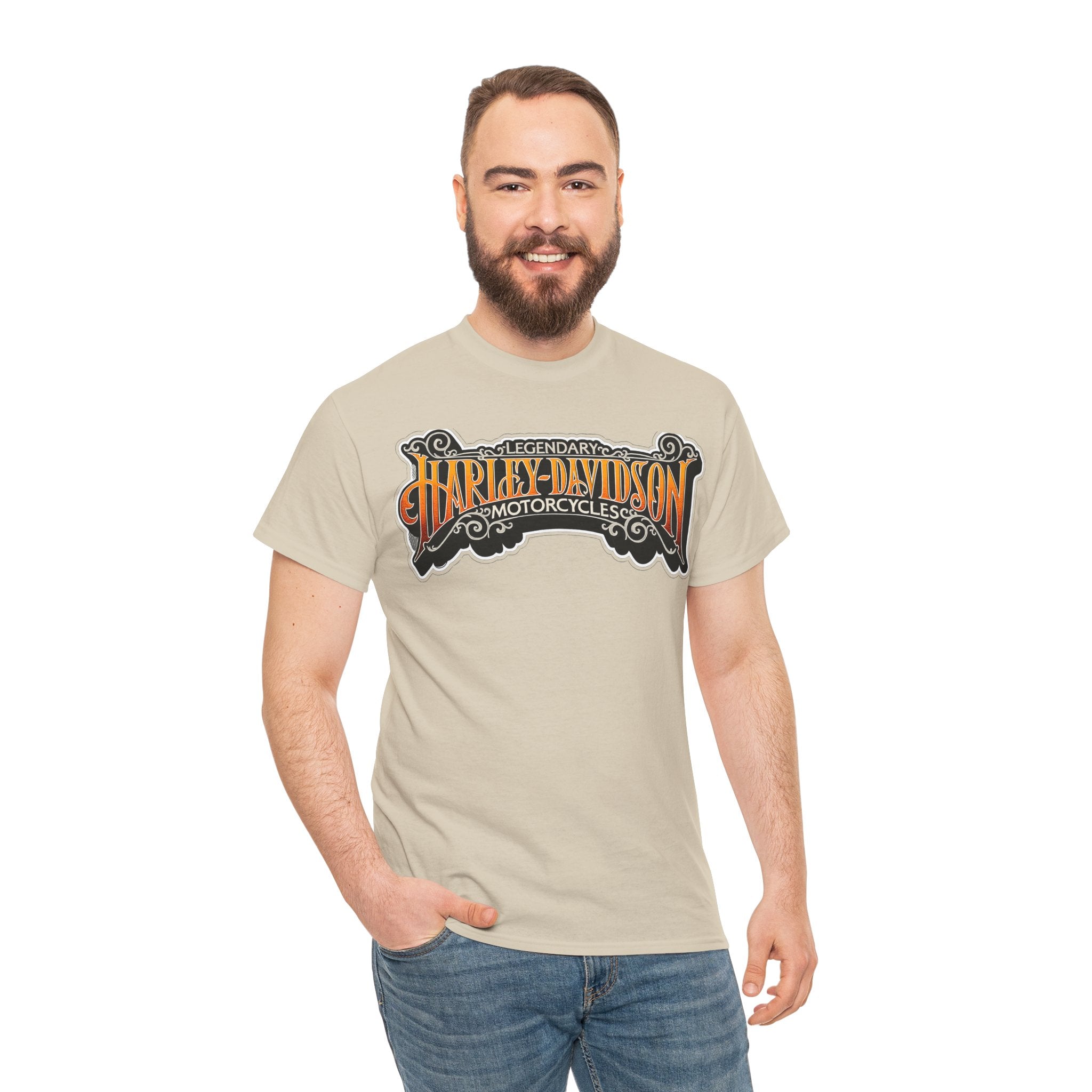 Harley-Davidson Vintage Logo Tee — Retro Motorcycle Graphic T-Shirt
