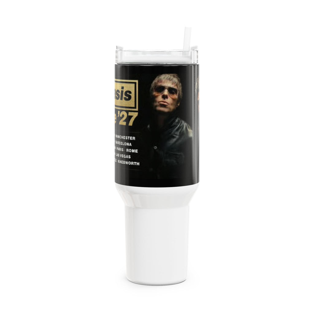 Oasis Live '27 40oz Tumbler – Rock Band Inspired Concert Tour Drink Cup