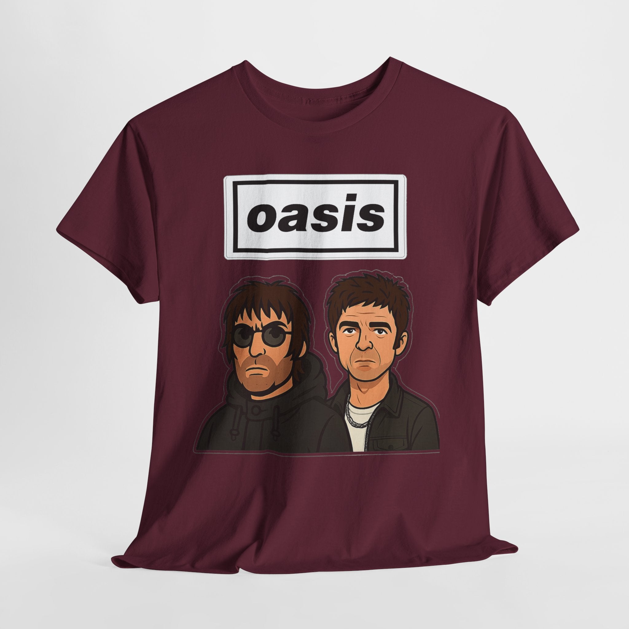 Oasis Inspired Unofficial Band Logo Tee — 'oasis' Graphic T-Shirt