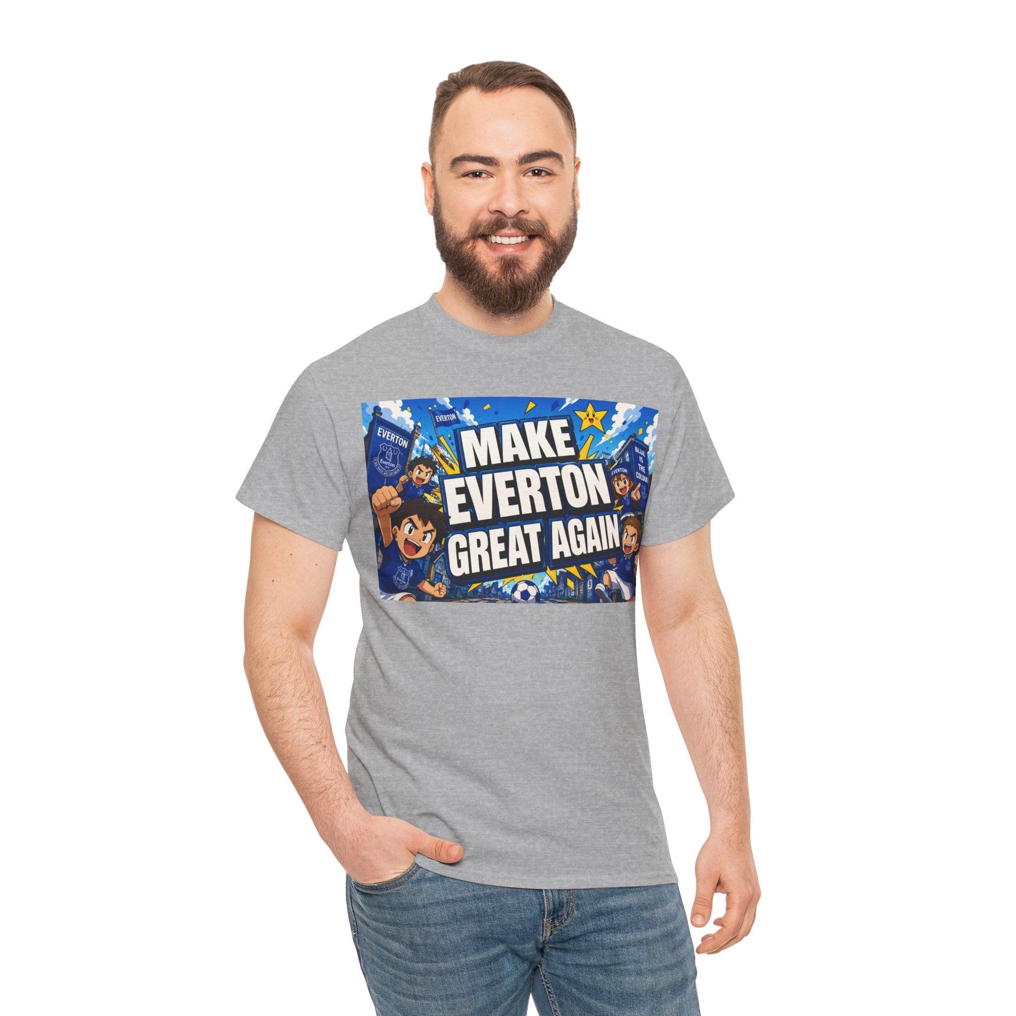 Everton Fan T-Shirt — "Make Everton Great Again" Football Supporter Tee
