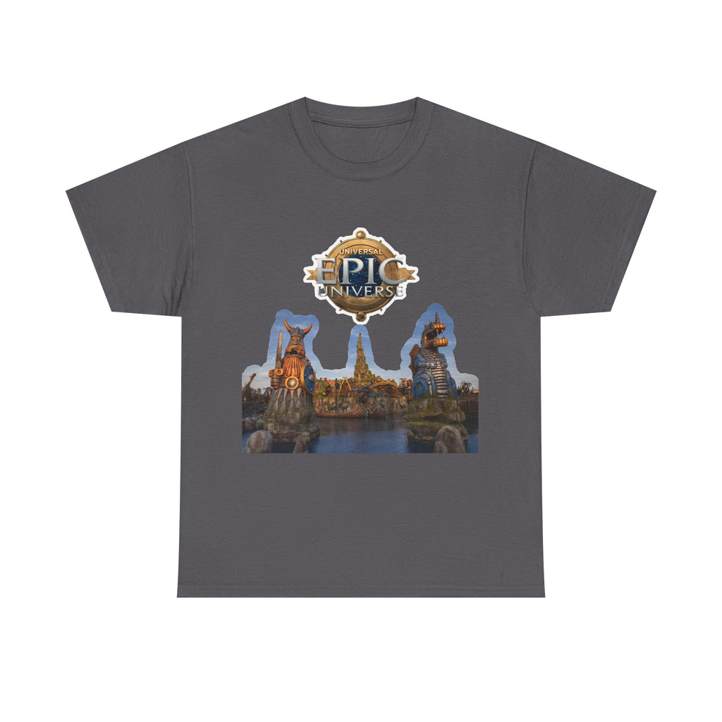 Epic Universe Theme Park T‑Shirt — Iconic Entrance Graphic Tee