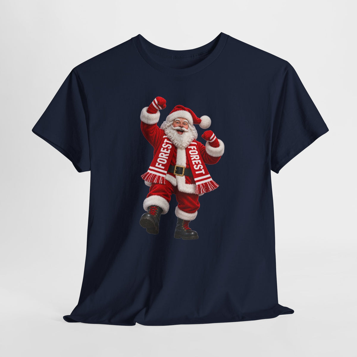 Nottingham Forest Santa Claus Dancing T‑Shirt — Vintage Christmas Holiday Tee