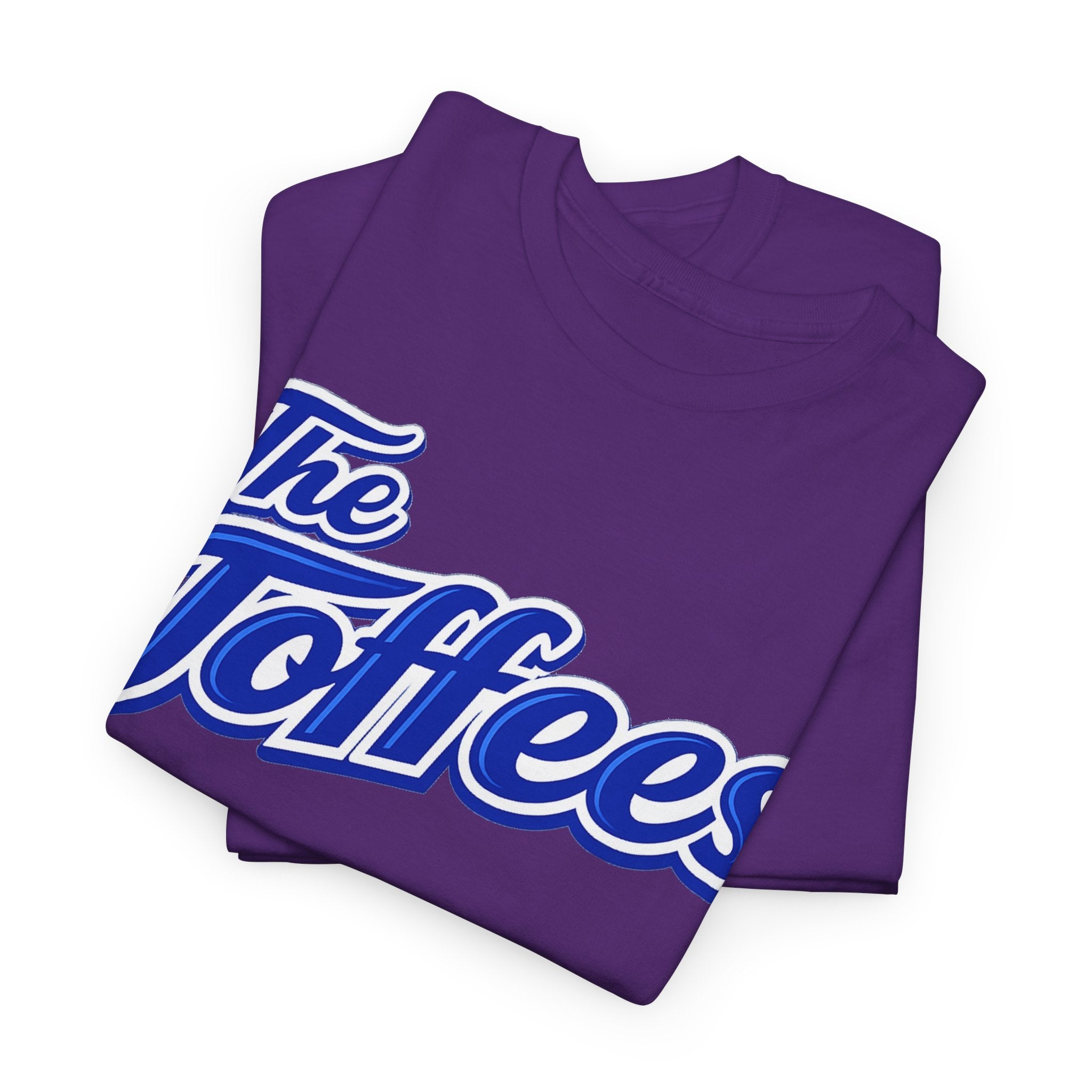 The Toffees Script Tee — Vintage Blue Logo T-Shirt