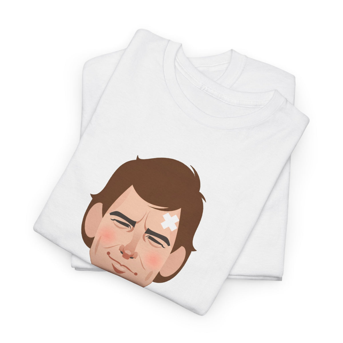 Bryan Robson Manchester United Legend Portrait Cotton T-Shirt