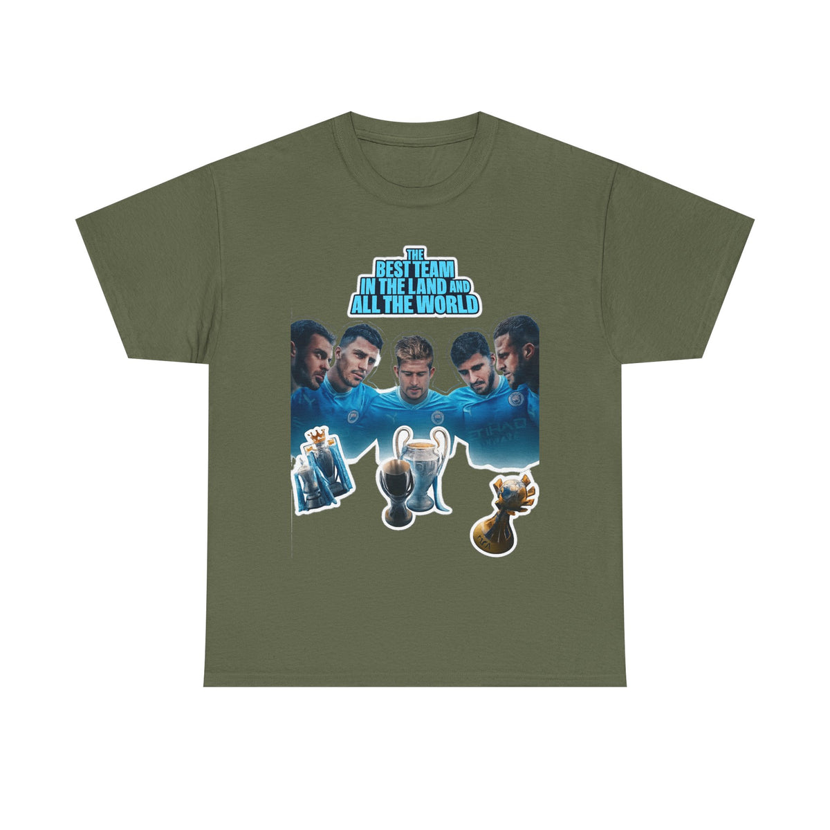 Manchester City — "Best Team in the Land and All the World" Cotton T-Shirt