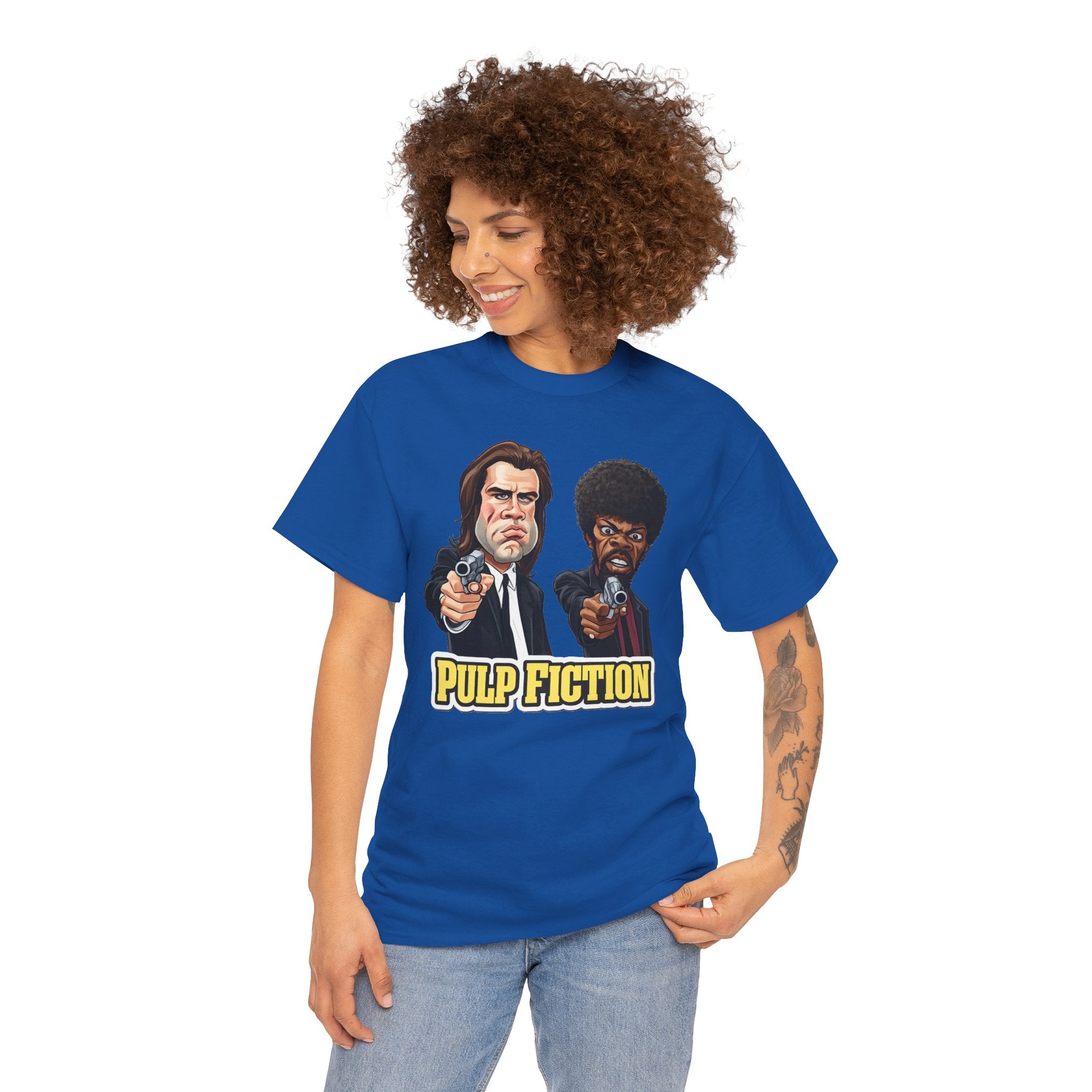 Pulp Fiction Graphic Tee - Retro Movie Poster T-Shirt