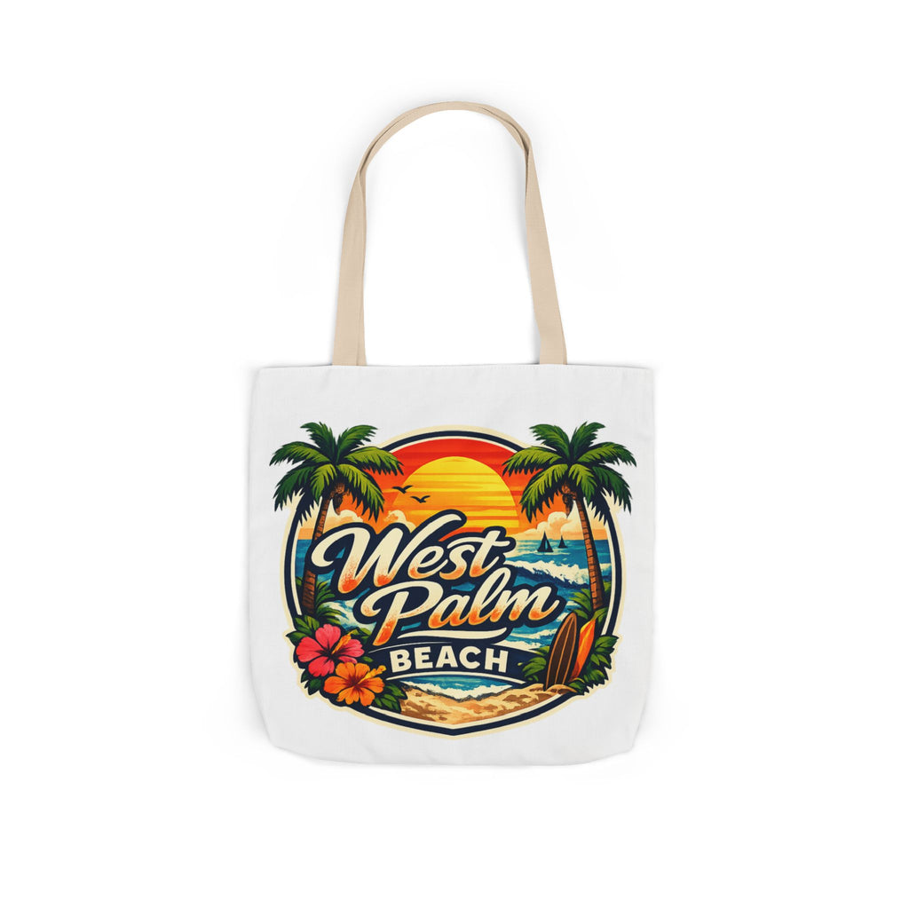 West Palm Beach Vintage Sunset Tote