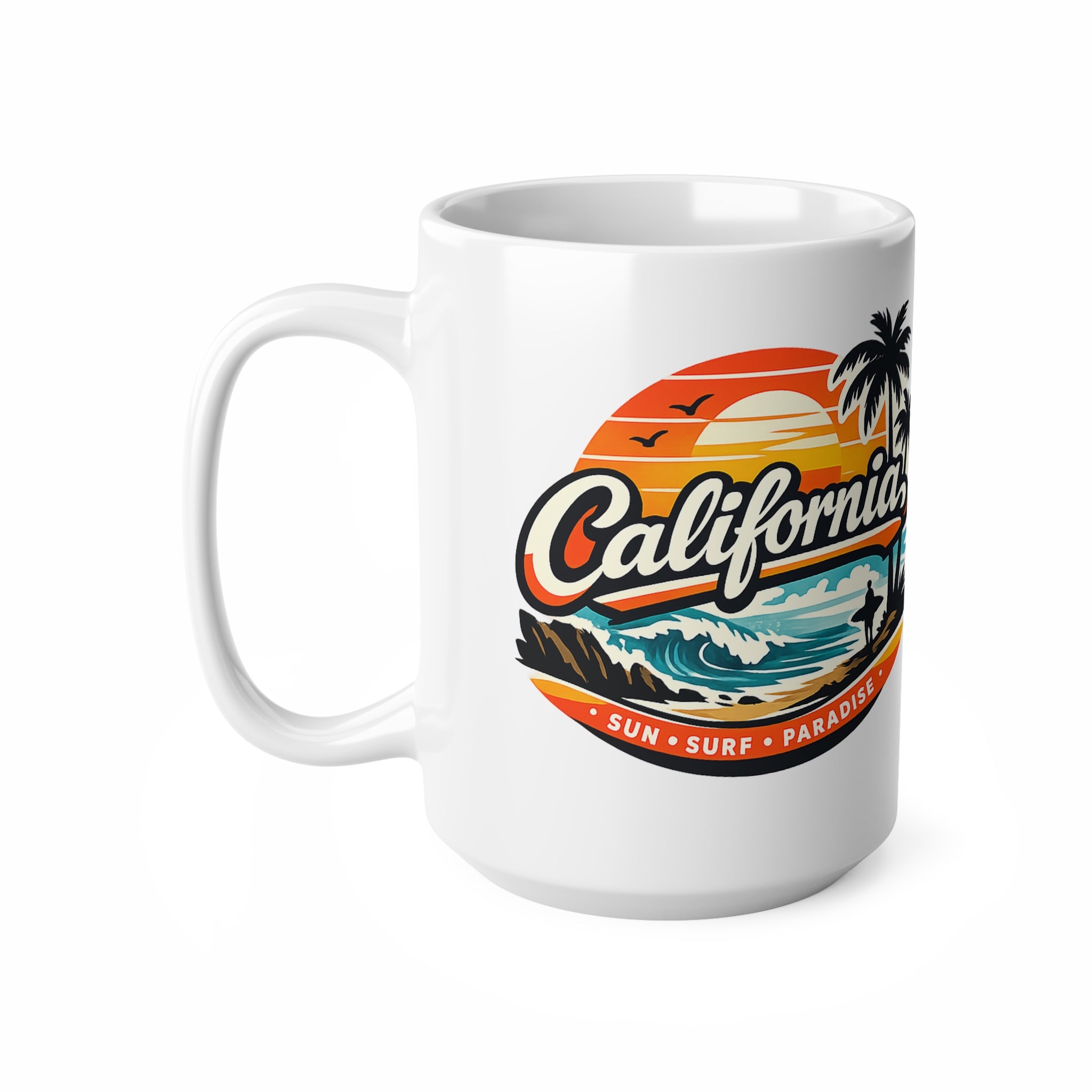 California Sun & Surf Ceramic Coffee Mug — 11oz/15oz