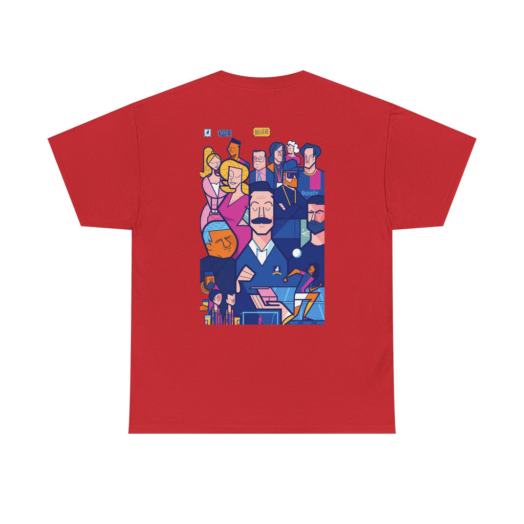 Ted Lasso Inspired Graphic Tee — Retro Team Illustration