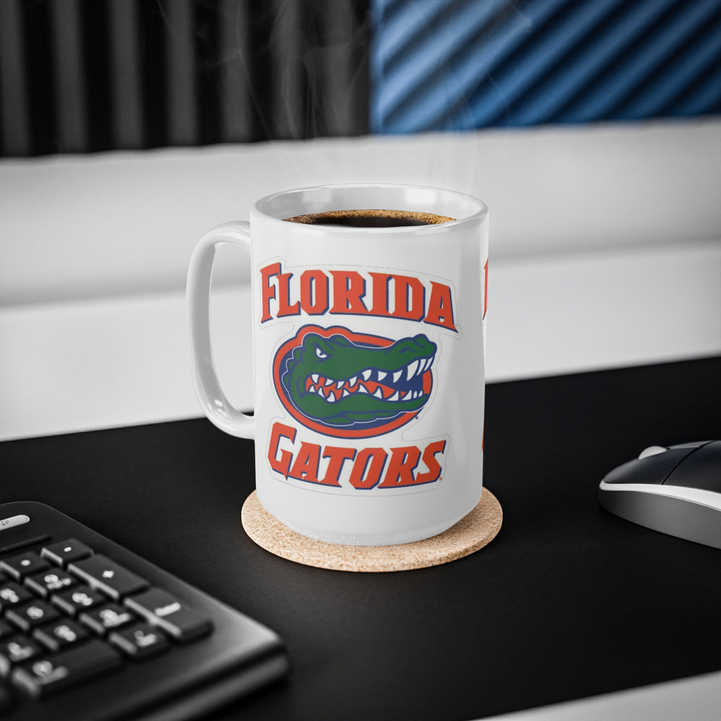 Florida Gators Ceramic Mug — College Team Logo Coffee Cup (11oz & 15oz)