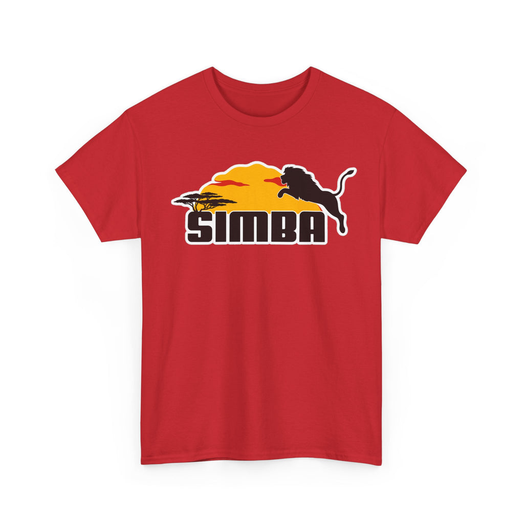 Simba Sunset Graphic Tee — Lion Silhouette Safari T-Shirt