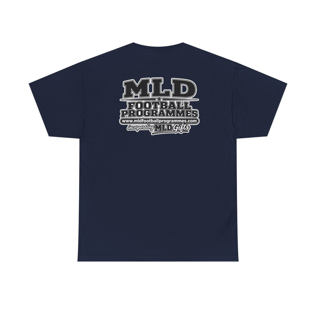 MLD Football Programmes Tee — Retro Sports Logo T-Shirt