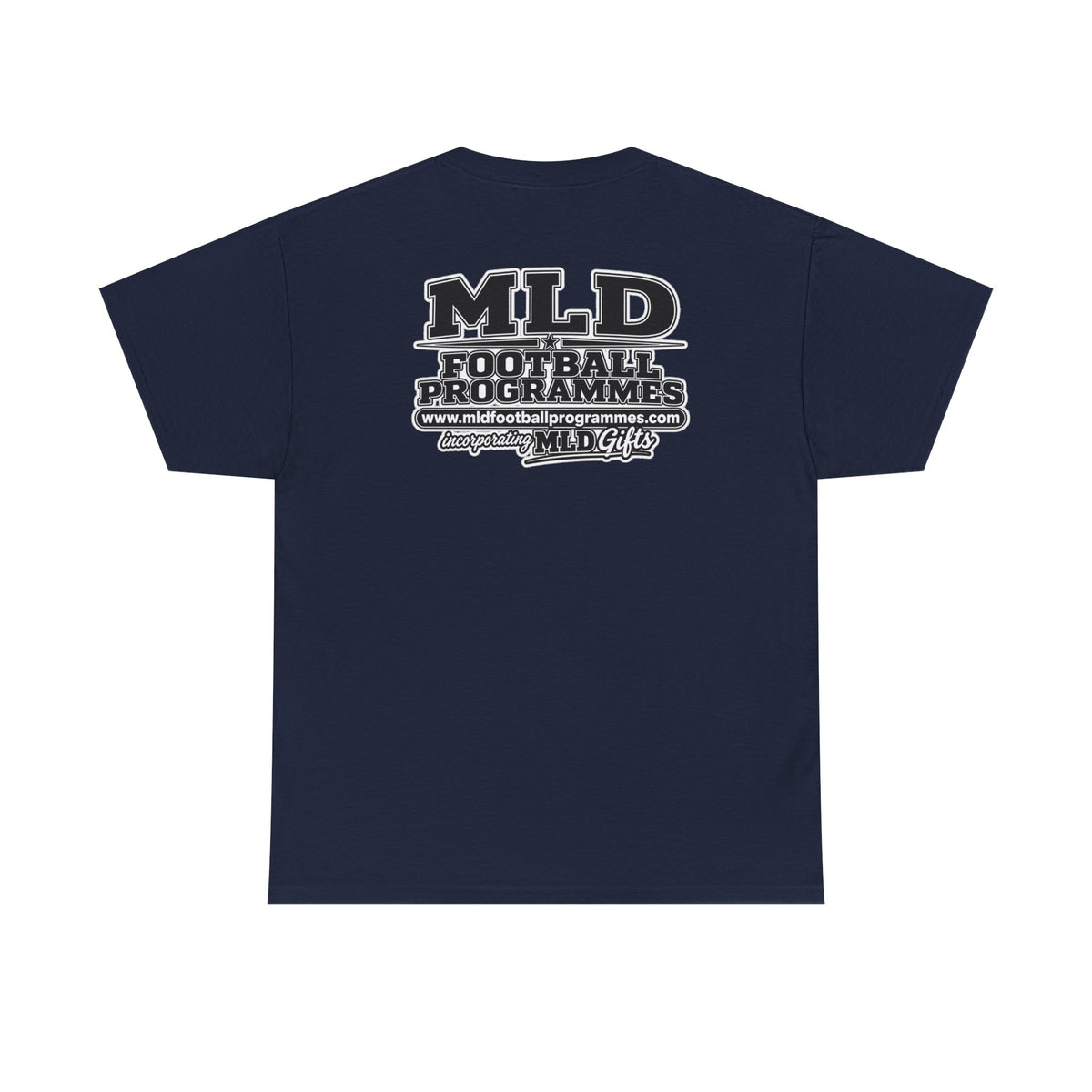 MLD Football Programmes Tee — Retro Sports Logo T-Shirt