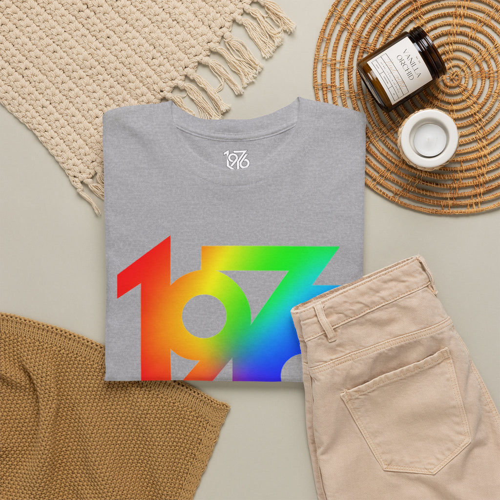 1976 Collection Rainbow Retro Tee / Cotton T-Shirt