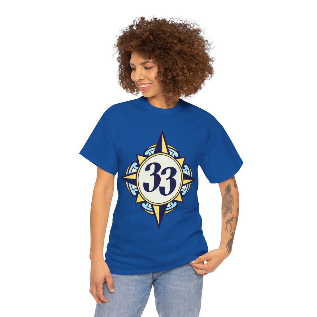 33 Compass Disney Inspired Tee - Nautical Retro Compass Graphic T-Shirt