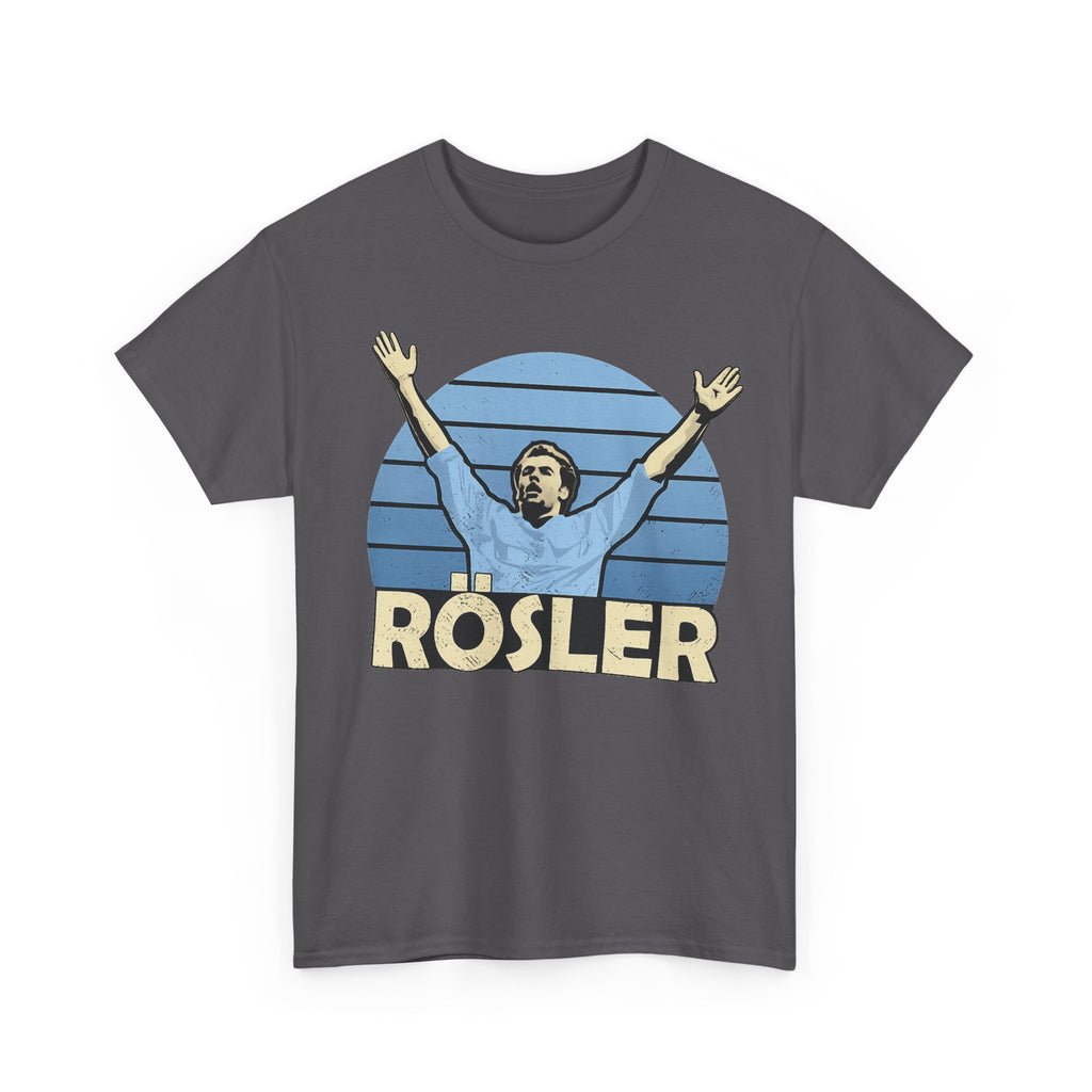 Retro 'Rösler' Graphic Tee - Vintage Soccer Fan Shirt
