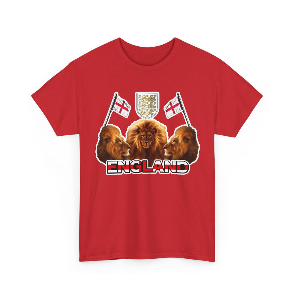 England 3 Lions Cotton Crest T-Shirt