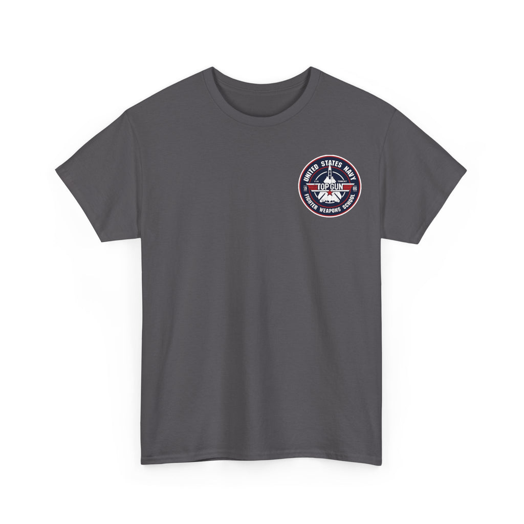 US Navy Top Gun School T-Shirt — 'High Speed' Vintage Cotton T-Shirt