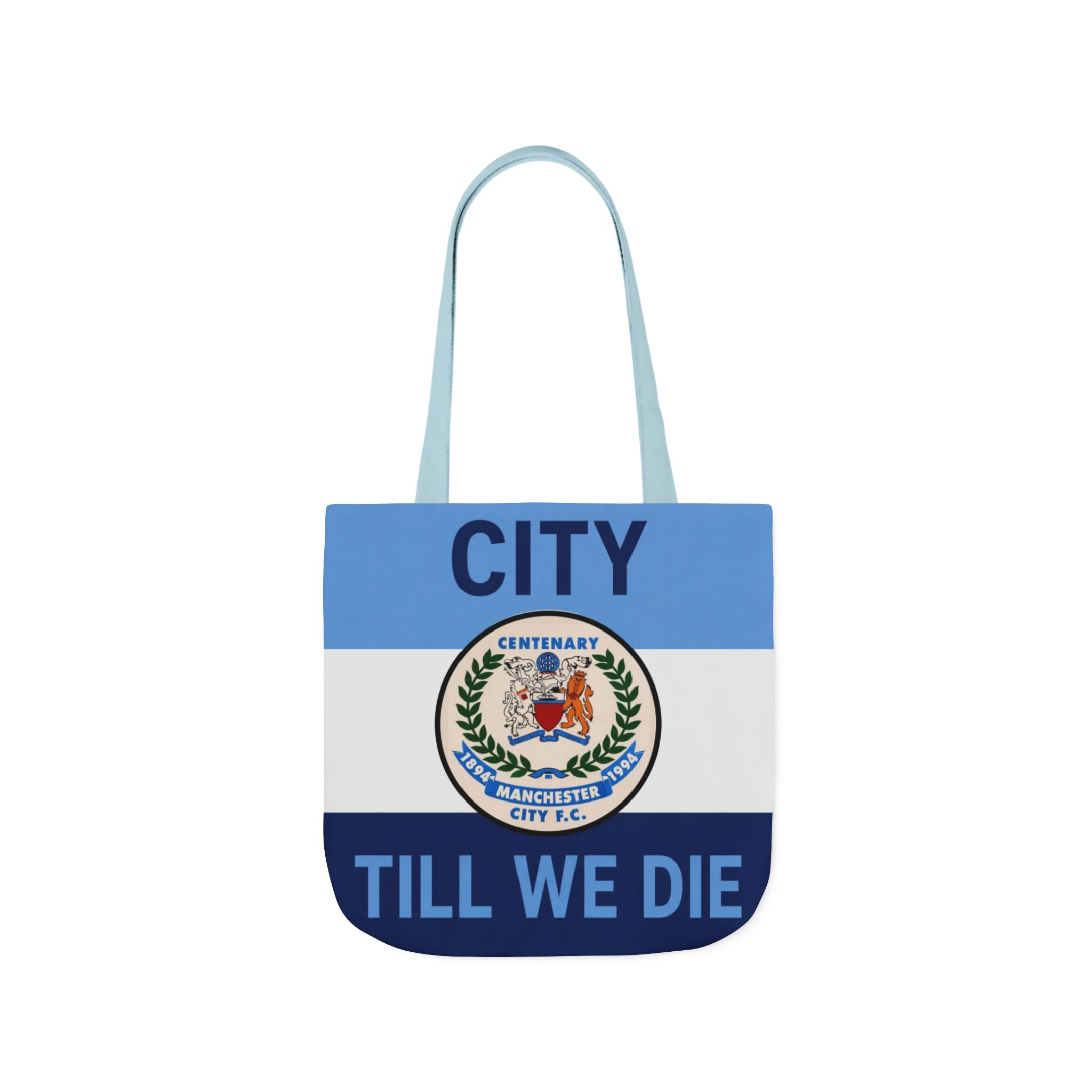 City Till We Die Canvas Tote Bag — Football Fan Flag Tote