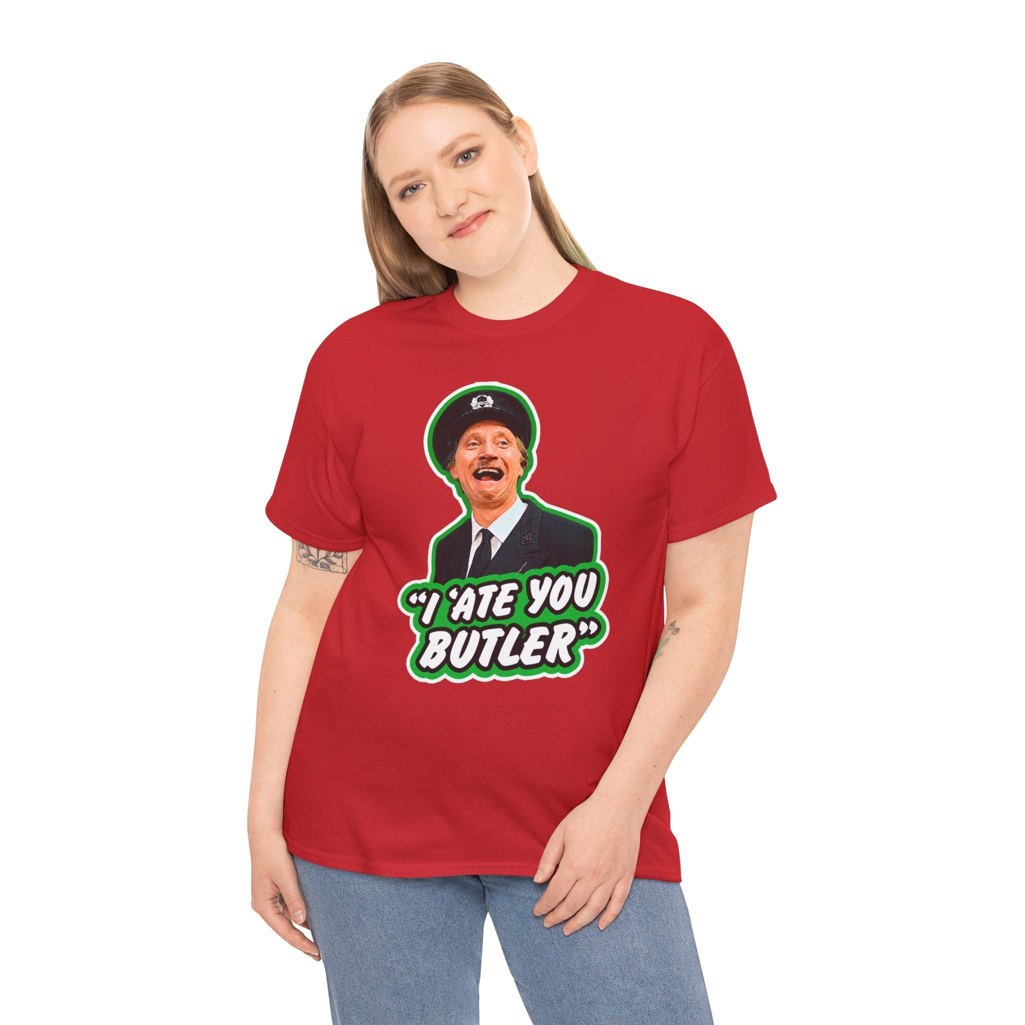 I Ate You Butler T-Shirt — Funny Retro Butler Graphic Tee