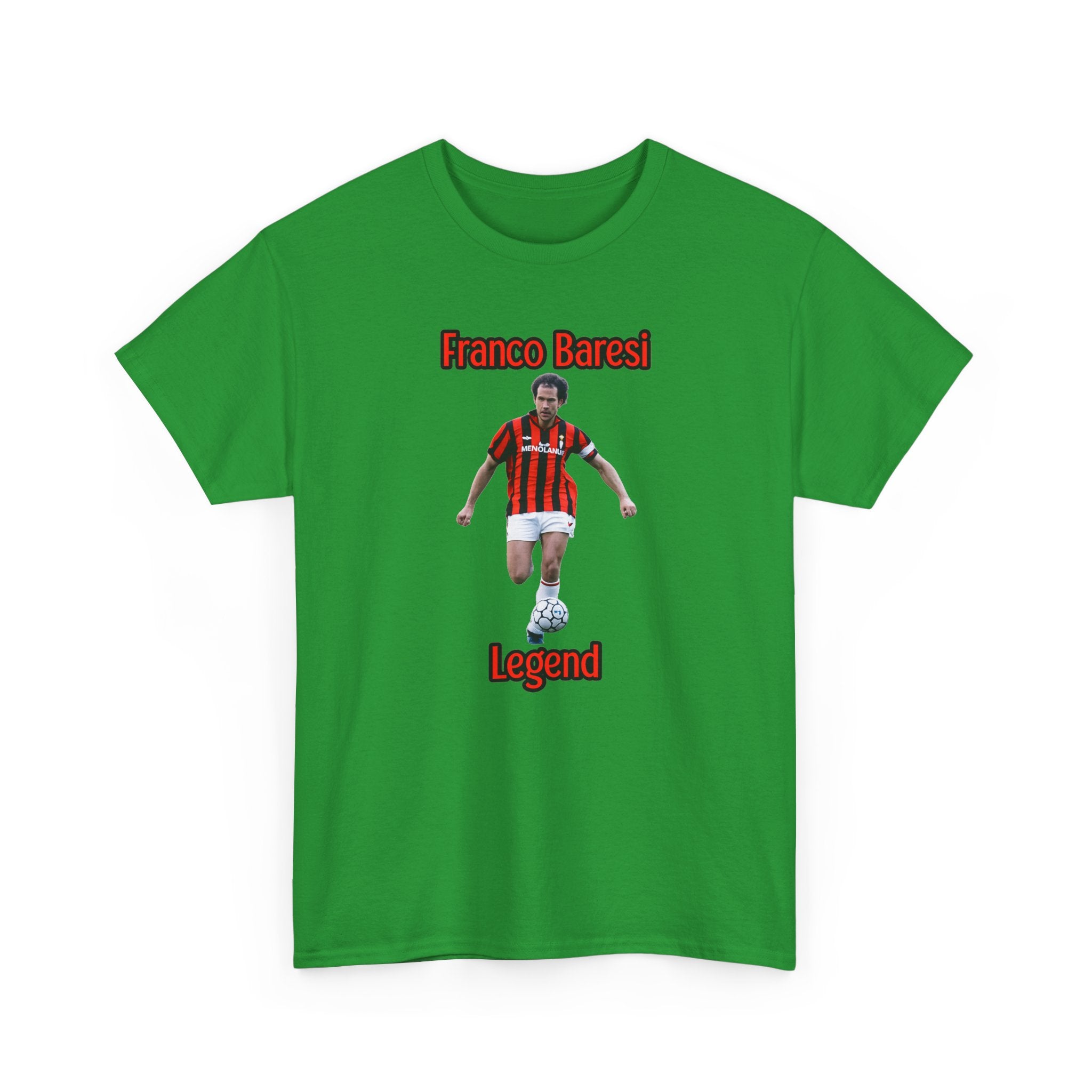 Franco Baresi Legend Tee — AC Milan Retro Soccer Graphic T-Shirt