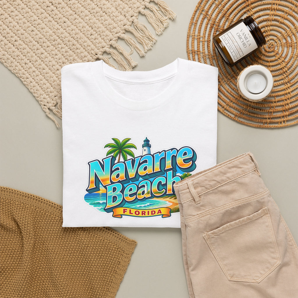 Navarre Beach Florida T-Shirt – Retro Tropical Vacation Tee