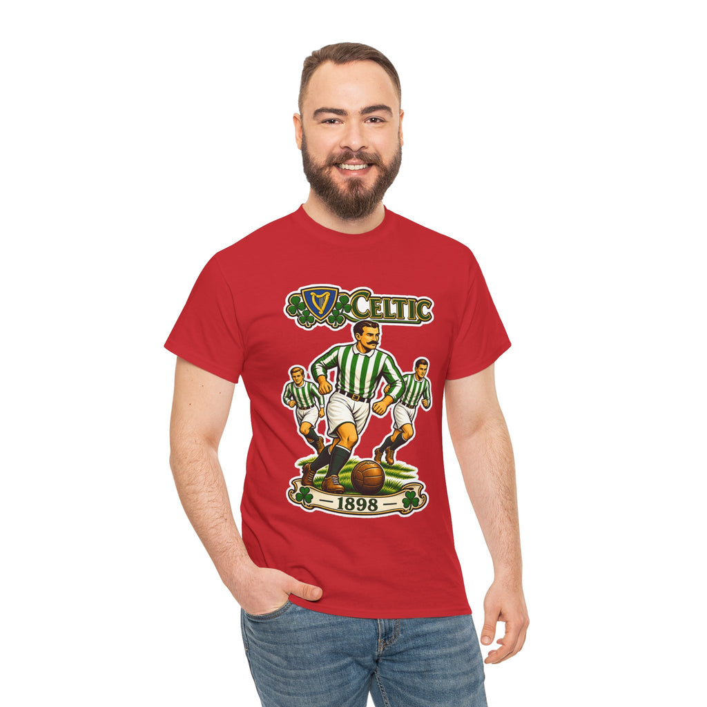Celtic Football Retro Players Tee — 1898 Vintage Soccer Shirt