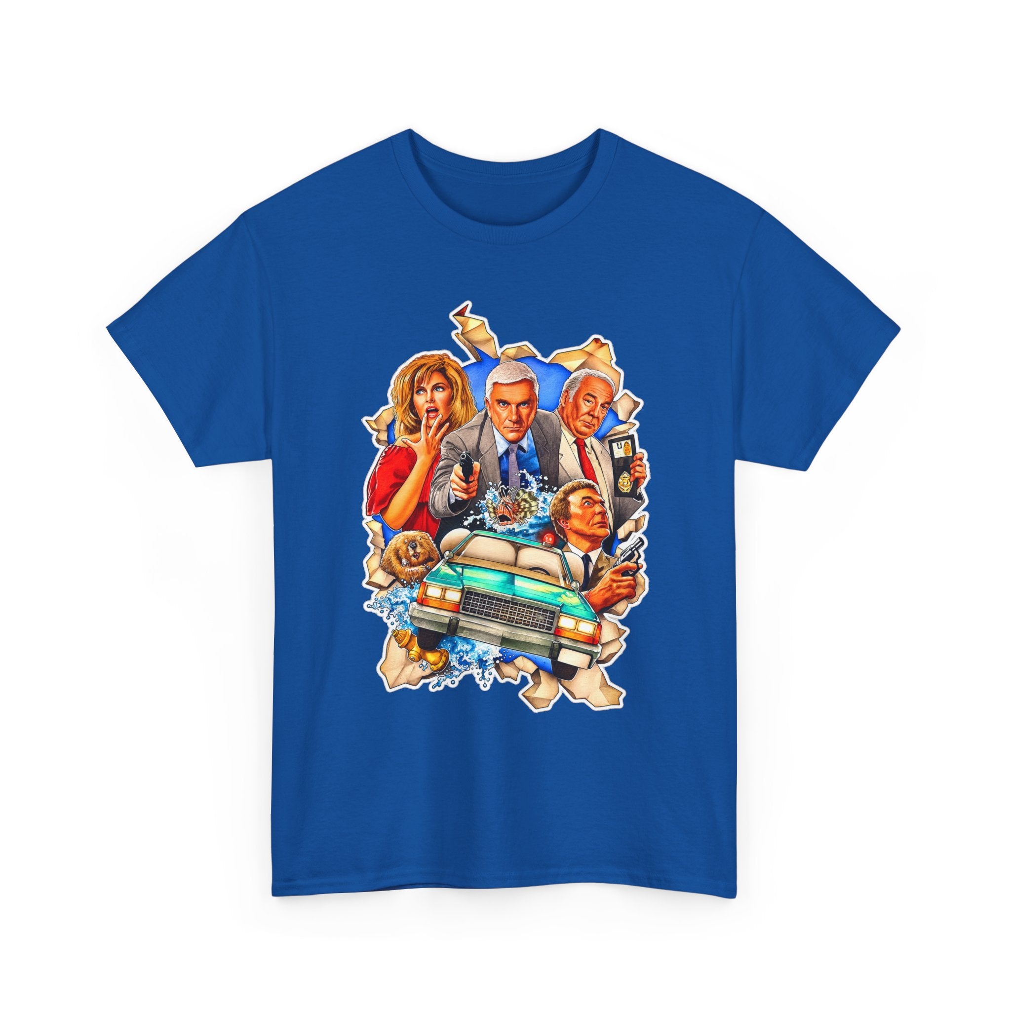 The Naked Gun / Police Squad Crime Comedy Movie Poster Cotton T-Shirt
