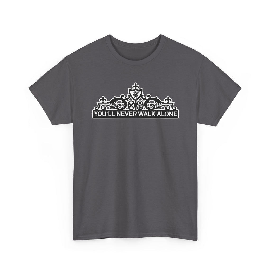 You'll Never Walk Alone T‑Shirt — Liverpool FC Crest Cotton Tee