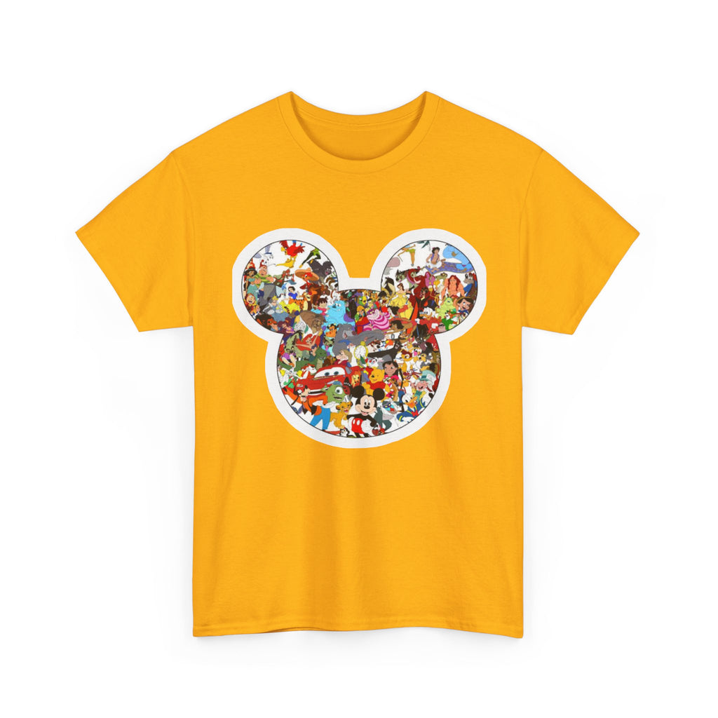 Mickey Collage T-Shirt — Vintage Disney Characters Graphic Tee