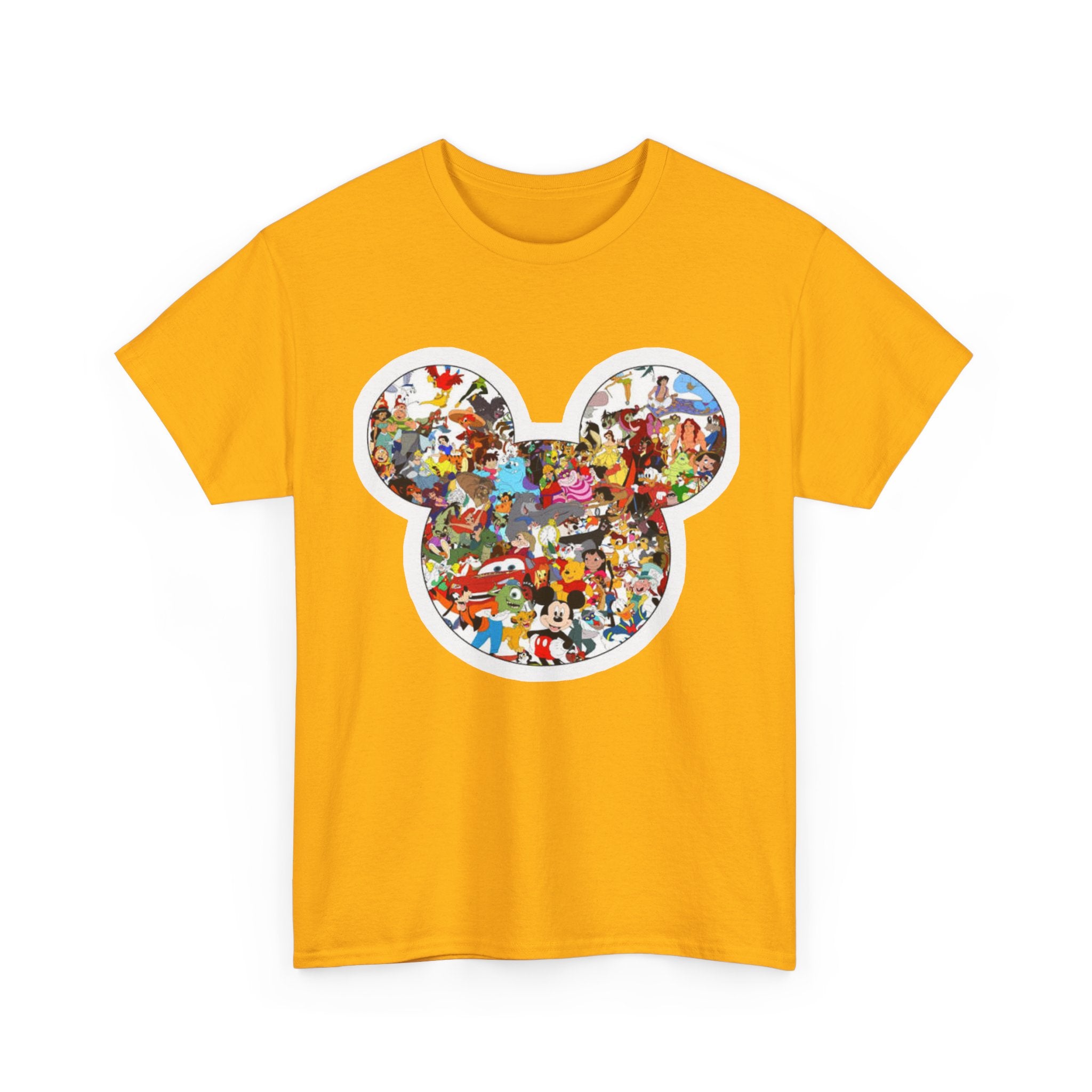Mickey Collage T-Shirt — Vintage Disney Characters Graphic Tee