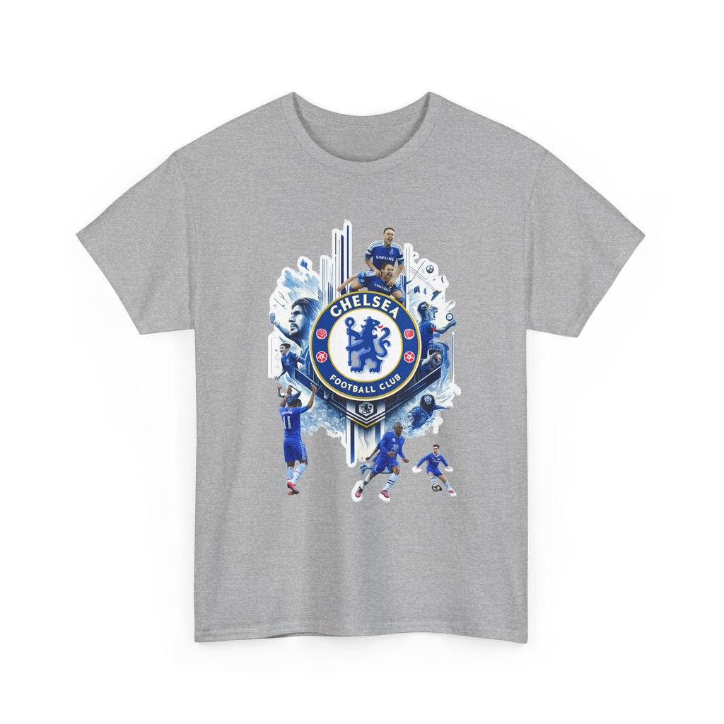 Chelsea FC Crest Players T-Shirt — Blue Football Fan Tee